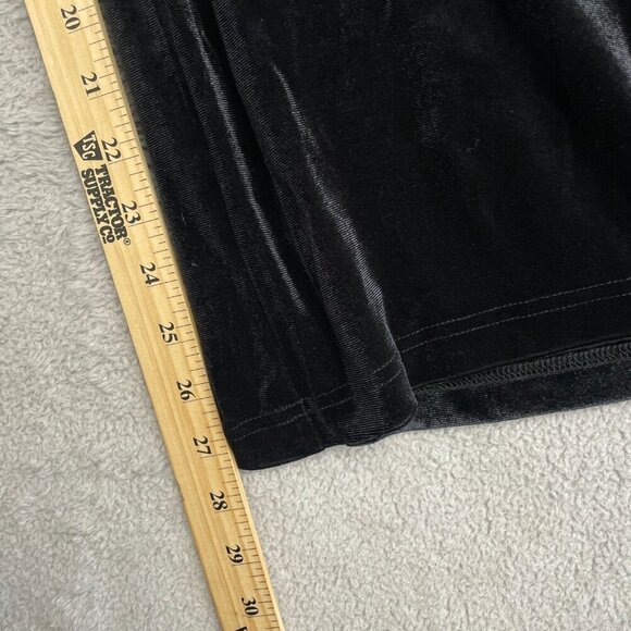 NEW - A New Day Velvet Halter Jumpsuit Women's XS Black High Neck Wide Leg 1679 - Picture 8 of 9